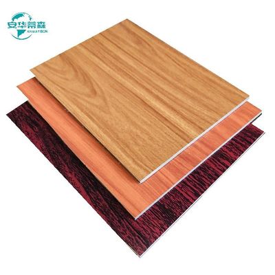 2mm 3mm Acp ورق چوب پایان دیوار بیرونی پوشش مقاومت در برابر آب و هوا