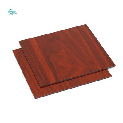 1220mm عرض ساندویچ پانل طیف گسترده ای از رنگ های دانه چوب