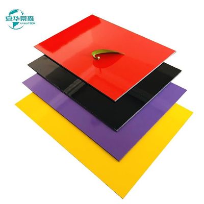 پانل سخت 3mm Acm بسیار درخشان پانل های پوششی کامپوزیت آلومینیوم سبک وزن
