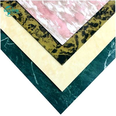 5mm 6mm سنگ مرمر Acp الگوهای سنگ مرمر Acp صفحه سقف صفحه دیواری تخته