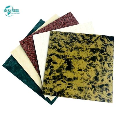 پوشش PE سنگ مرمر ACP 2mm 3mm پنل های کامپوزیت آلومینیوم برای الگوهای مختلف سنگ مرمر