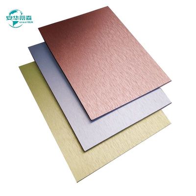 B1 درجه حرارت آتش پنل آلومینیوم کامپوزیت برش شده ISO14001 آتش گیر Acp