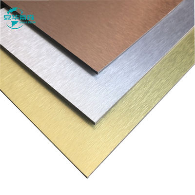 ISO14001 پنل کامپوزیت آلومینیوم ضد آتش ACP برای ساخت و ساز