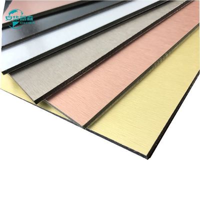 ISO14001 آلومینیوم مرکب برش شده آلومینیوم مواد مرکب Acm پانل 1220mm