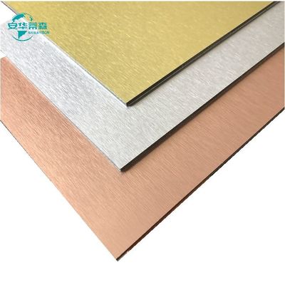 مواد ساختمانی آلومینیوم برش شده Acm 1220mm عرض آلومینیوم Acp ورق