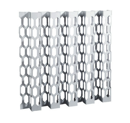 هیئت مدیره بسته بندی بسته بندی شده Fecades مواد ساختمانی هنر مجوف کامپوزیت Flat Seam Ceramic Hyperbolic Curtain Wall Aluminum
